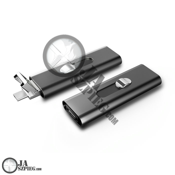 Dyktafon miniaturowy rejestrator 15 godzinnym nagrywaniem ciągłym - 8 GB pamięci - wieloportowej z PC i Smartphone - ESMUY - RecUR26