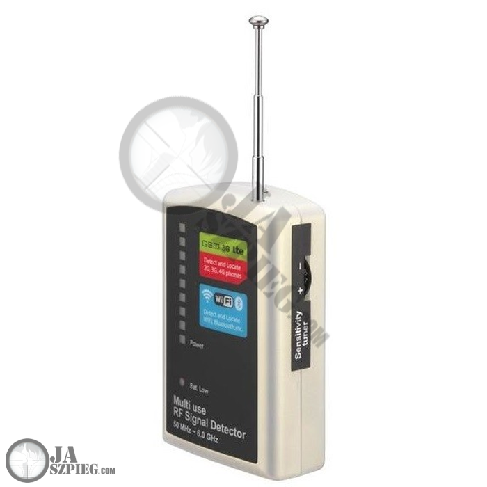 Wykrywacz podsłuchów - Kompaktowy wykrywacz kamer bezprzewodowych i podsłuchów - PRO WIFI 3G 4G RF Detektor - Suresafe - SH055NV - obrazek 2