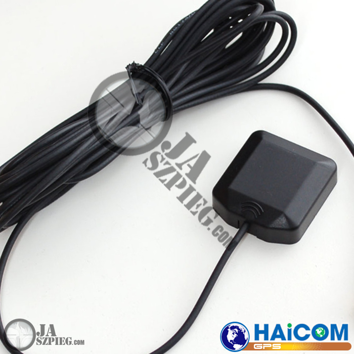 Antena GPS zewnętrzna do urządzeń do śledzenia satelitarnego - Odbiornik GPS USB - GPS USB external antenna – HI-206 USB – HAICOM